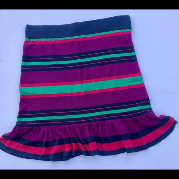 BCBG MaxAzria Medium Mini Skirt Purple, Green Navy - Picture 6 of 6